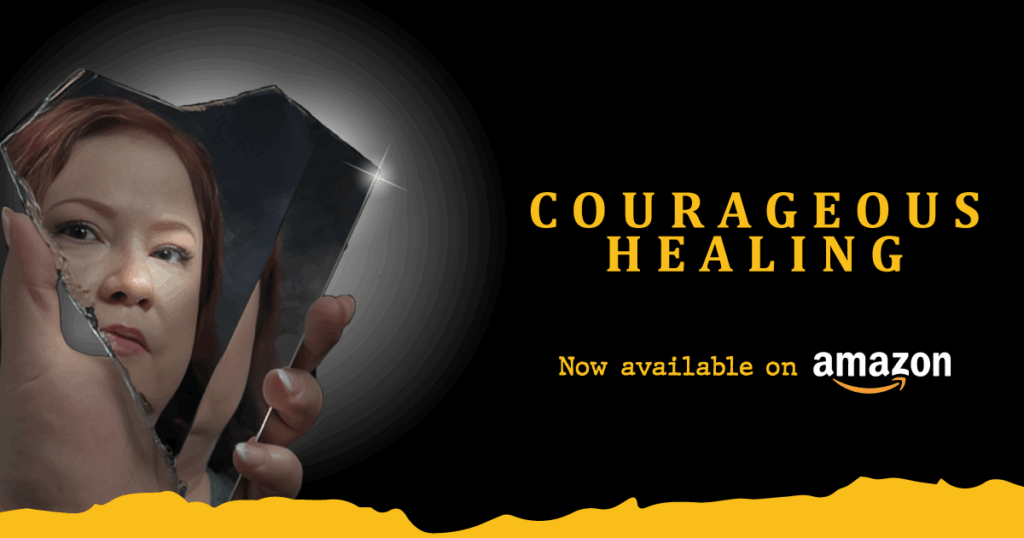 ourageous Healing by Adele M. George, her debut memoir about surviving domestic violence & finding hope after abuse.